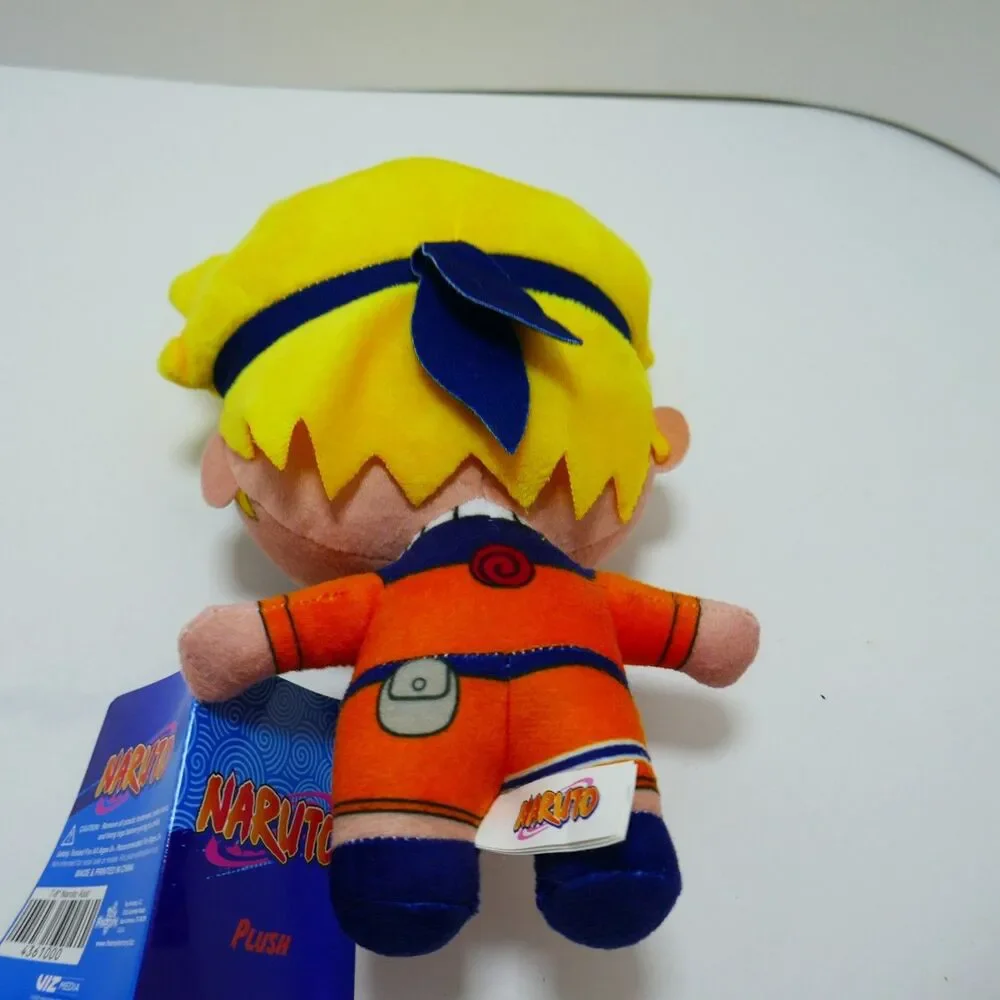 Naruto Uzumaki Plush Doll Toy Factory VIZ Media 2002 Anime Stuffed Toy Official